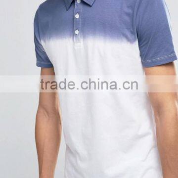 Cheapest Custom Short Sleeve Button Placket Point Collar White Men's 100% Cotton Breathable Knit 200g Casual Polo T-Shirt photo-3