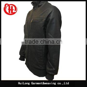 Manufacturer Customized Motorcycle Men pu Leather Jacket photo-2