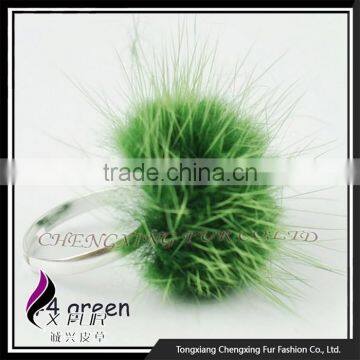 CX-A-27 Beautiful Mink Fur Ball Headband Wholesaler photo-4