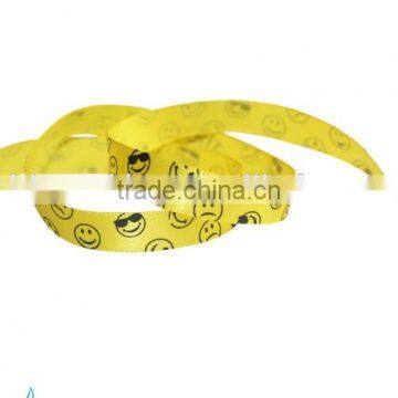 Hot Sport Silk Ribbon Bands Life is Good Sport Ribbon Wristlet Cheap Promotional Sport Snap Button Wristband photo-5