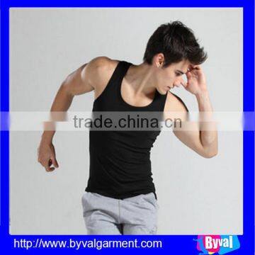 Oem factory price sleeveless apparel anti-pilling sports dry fit cotton blank shirts for tee men