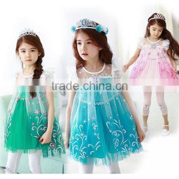 Party Frozen Princess Elsa Dress/costume Wholesale photo-6