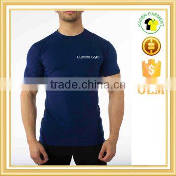 Custom Slim Fit Gym t Shirt, Cotton Spandex Fitness t Shirt Man photo-4