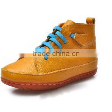 2017 Hot New Products Cow Leather Rubber Sole Baby Boots photo-5