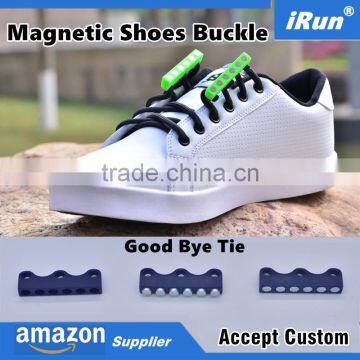 Convenient Fast Shoelaces Closures - Magnetic Easy Shoes Lacing System Factory - No Tie Shoelace Closure - 10 Existing Colors