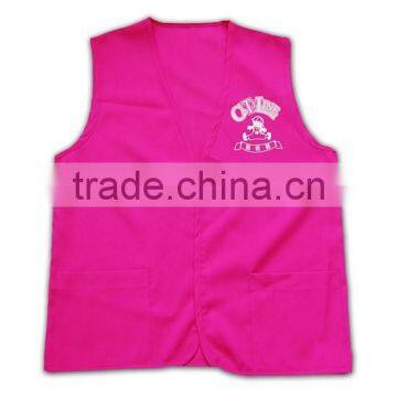China Manufactory High Quality Vivid Color Unisex Tailored Front Open Vest photo-4