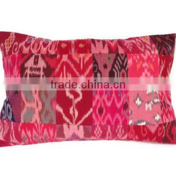 Ikat Patchwork Cushion Cover photo-4