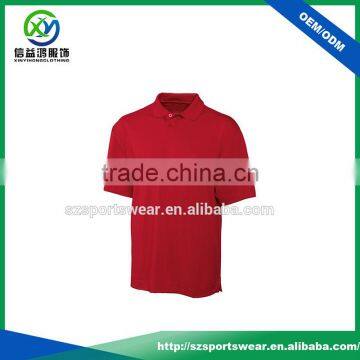 Custom Made Classical Quick Dry Mens Polo T Shirt In Red