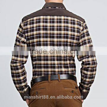 New Fashion 100% Cotton Flannel Causal Shirt for Men Business Men Shirt photo-2