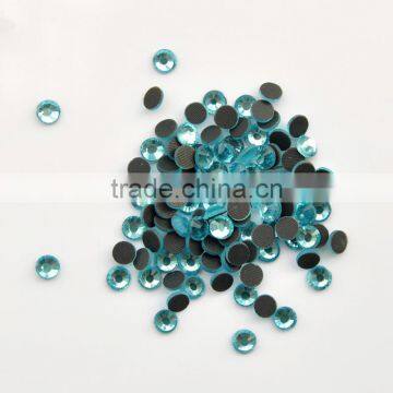 Crystal Shiny Hot Fix Rhinestones in Aquamarine photo-5