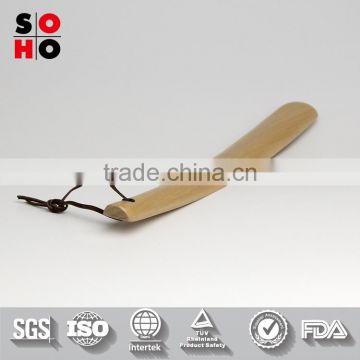 Long handled wooden shoe horn/long shoe horn/shoehorn