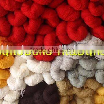 Dyed Color Pattern 40s/2 100% Virgin Polyester Yarn in Hanks photo-3