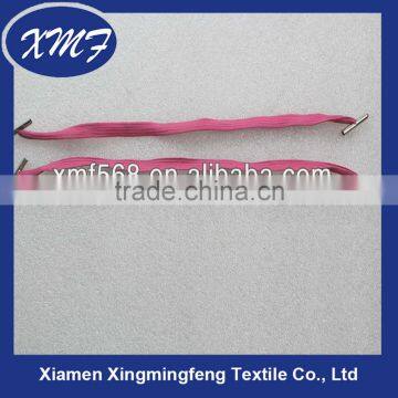 pink elastic shoelaces