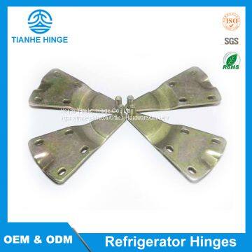 Upper hinge for refrigerator doors