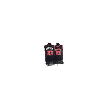 Chicago Bulls Michael Jordan Authentic Black Jerseys