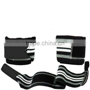 Crossfit Wrist Wraps / Custom Weight Lifting Wrist Wraps (1pair) 12''18'' in Black, GREY,White photo-2