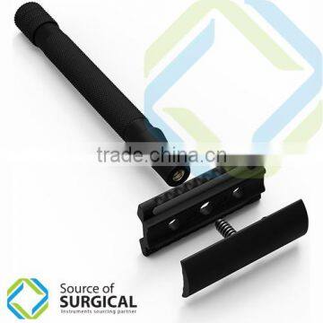 Incredible Design Stainless Steel Safety Razors | Matte Black Color | Easy & Comfortable Grip photo-4