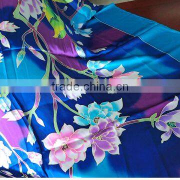 Charmeuse silk satin digital print