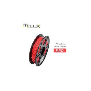 Red Color 0.5kg 1.75mm 3D Printing Filament Fexible Filament
