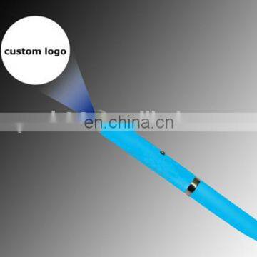 new products 2016 clip plastic ballpoint Led Logo Projector Pens