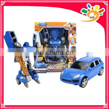 cheap car transform robot model toy plastic toy for kids