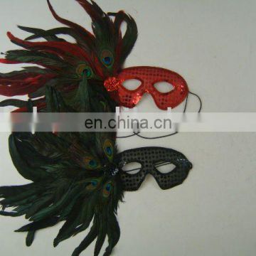 party carnival masquerade feather eye mask MPM-057