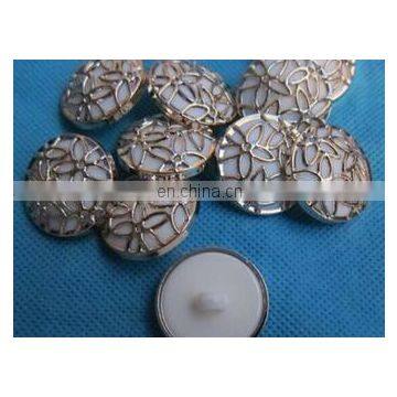 ELECTROPLATED WOMEN CLOTHES BUTTONS TWO SORTS OF BUTTON FASHION NET FLOWER BUTTON