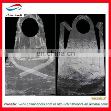 2015 NEW white disposable PE Apron aprons promotional apron