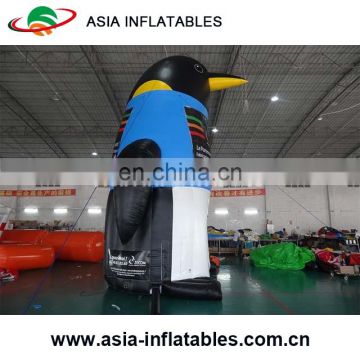 8mH Inflatable Penguin Shape Replica , Custom Inflatable Animal Model