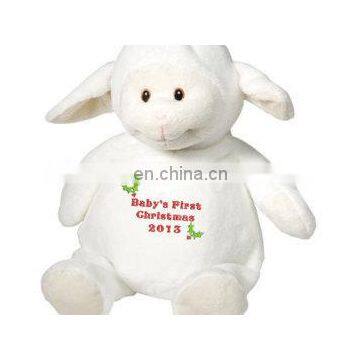 HI CE good price wholesale soft plush white sheep doll for kid on sale