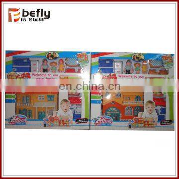 Promotional plastic mini house toy