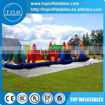 Adult mega inflatable obstacle course for sale,inflatable obstacle castle