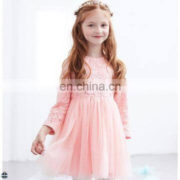 T-GD022 New Arrival Girls Hot Sale Frock Latest Net Dress Designs