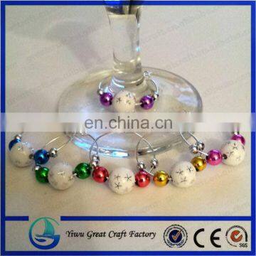 Christmas Wine Glass Charms set of 6