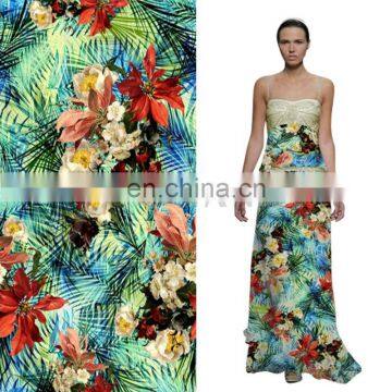 Viscose Fabric Digital Printed Rayon Fabric For Ladies Dress