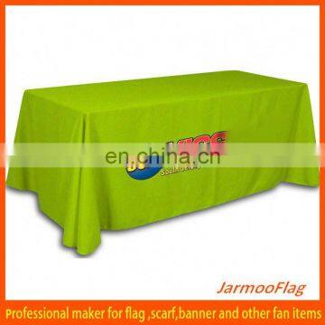 custom marketing trade show table throw