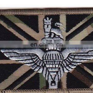 England Flag Khaki Military EMBROIDERED PATCH | Embroidered Badges | Embroidered Patches | Sew On Patches on camo fabric