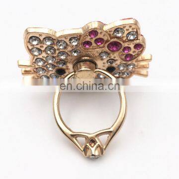 Factory Direct Hot Sale 3D Cat Mobile Phone Finger Ring , Ring Holder for Mobile Phone Finger Ring Stand for Phone
