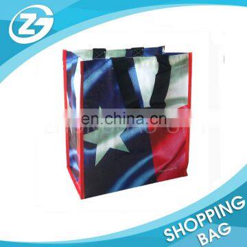 New style Eco-friendly Recycle Fancy Personalized Brand Gussets Wholesale PP Woven Packing Vegetable Bag