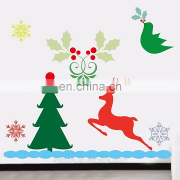 Custom Design Die Cut Merry Christmas Wall Stickers