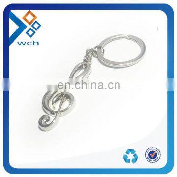 Fashion metal cheap keychain necklace