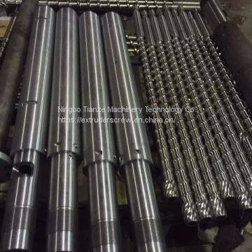 Wilmington Machinery Screw barrel for plastic mold extrusion machine