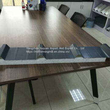970 Insulation Board Metal Roofing Sheet Sandwich Panel Water Proof Sandwich Sheet photo-2