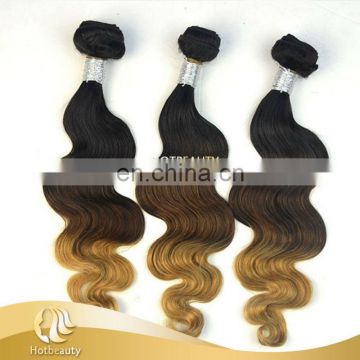 2017 Hot Beauty Ombre Color 3 Tone Color Body Wave No Tangle