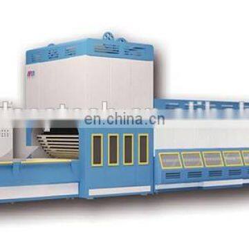 Electric PLC Control VESUVIUS Ceramic Roller Glass Toughening Furnace