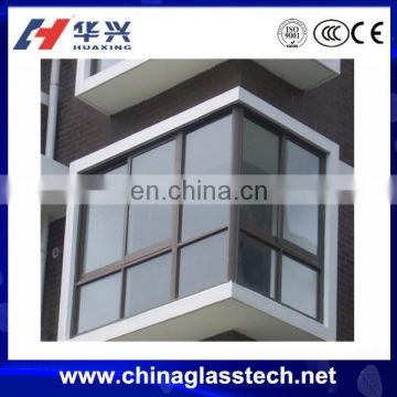 CE standard balcony soundproof aluminium corner window