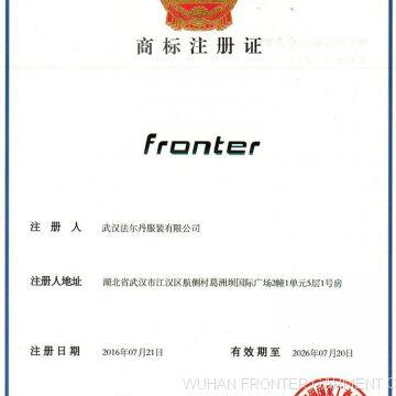 Trademark registration certificate