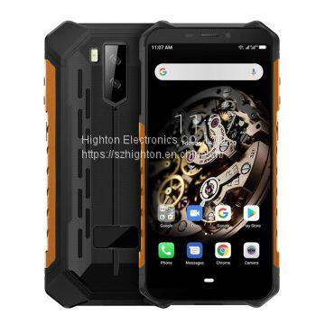 Add to CompareShare Highton Factory MTK6763 Android 9.0 Mobile Phone Cheapest 5.5 inch 3G+32G Rugged Phone with NFC IP68 Waterproof Smartphone