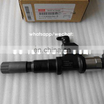 original common rail injector 1-15300436-3 095000-6303,9709500-6300 095000-630# 1-15300436-0