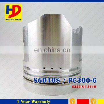 Direct Manufacturer PC300-6 6D108 Excavator Engine Piston 6222-31-2110 photo-3